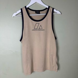 Vintage Abercrombie and Fitch gym issue tank top
